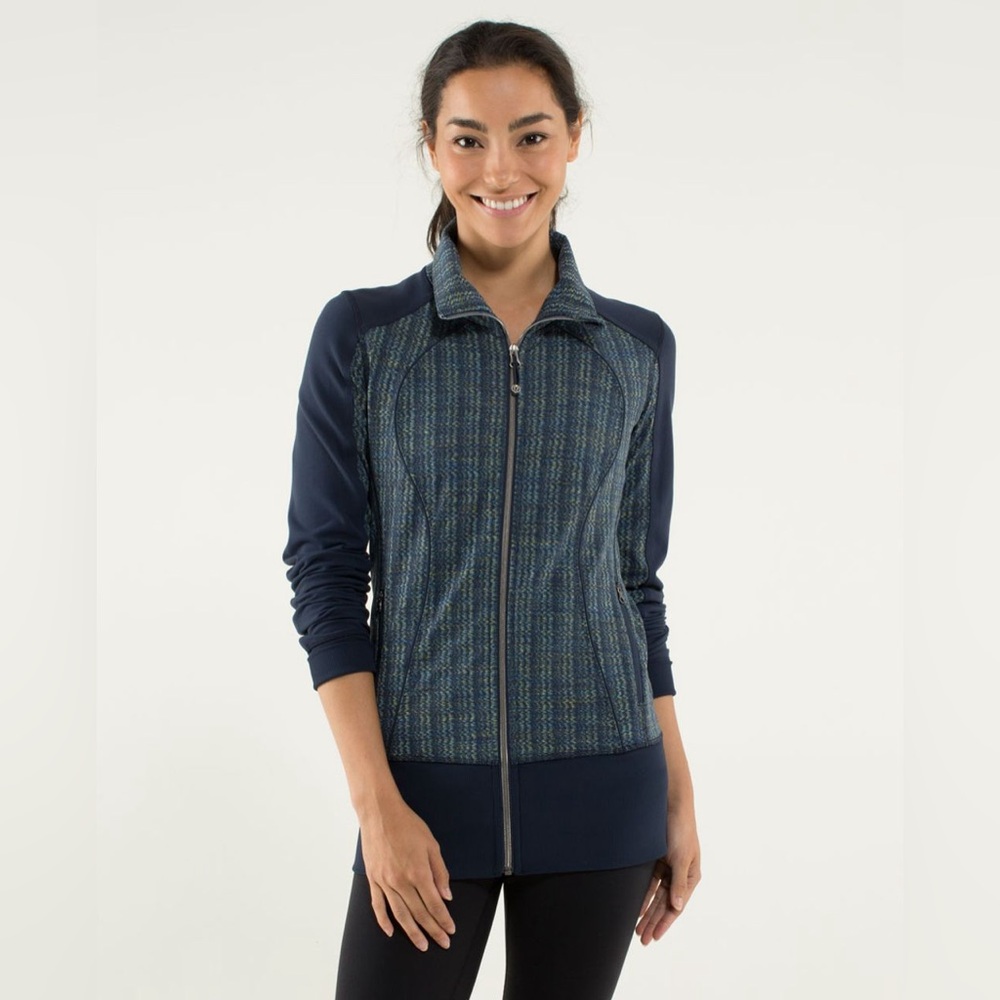 Lululemon Nice Asana Jacket Ziggy Wee August Inkwell